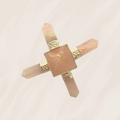 4-Point Rose Quartz Generator (Small)